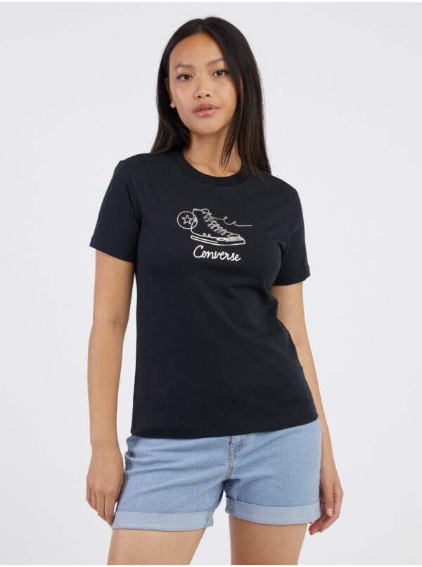 Black women's T-shirt Converse - Women