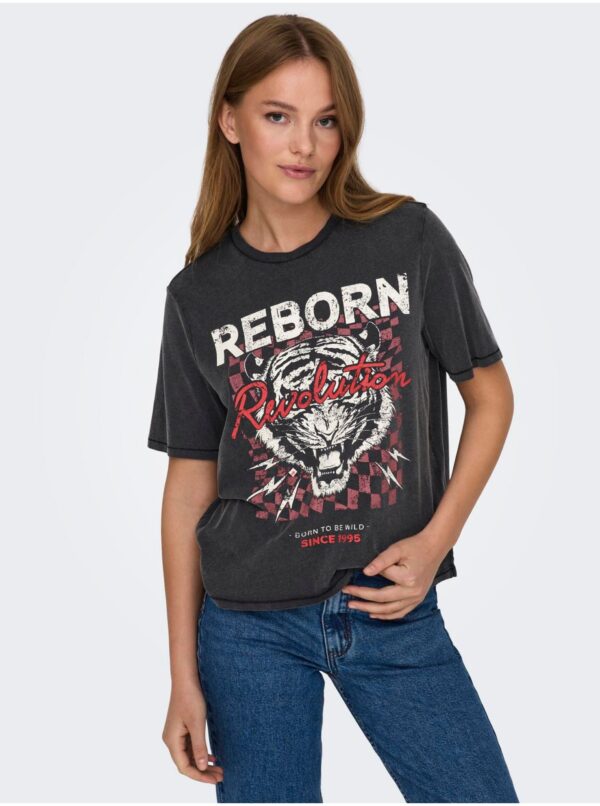 Black women's T-shirt ONLY Lulu - Women's