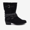 Black women's ankle boots CAMAIEU