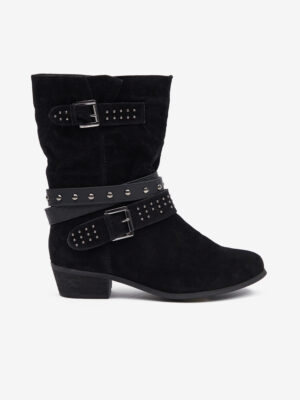Black women's ankle boots CAMAIEU