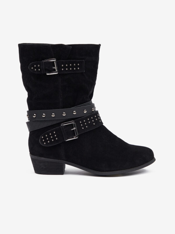 Black women's ankle boots CAMAIEU