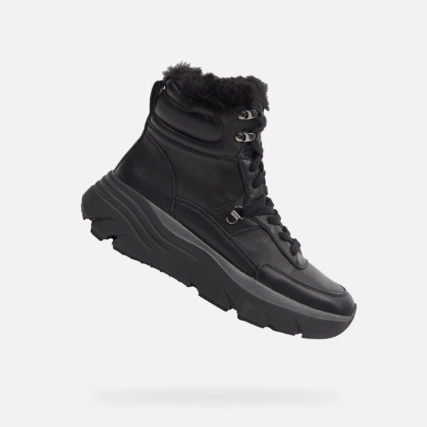 Black women's ankle boots Geox Diamanta - Women's