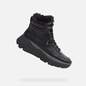 Black women's ankle boots Geox Diamanta - Women's