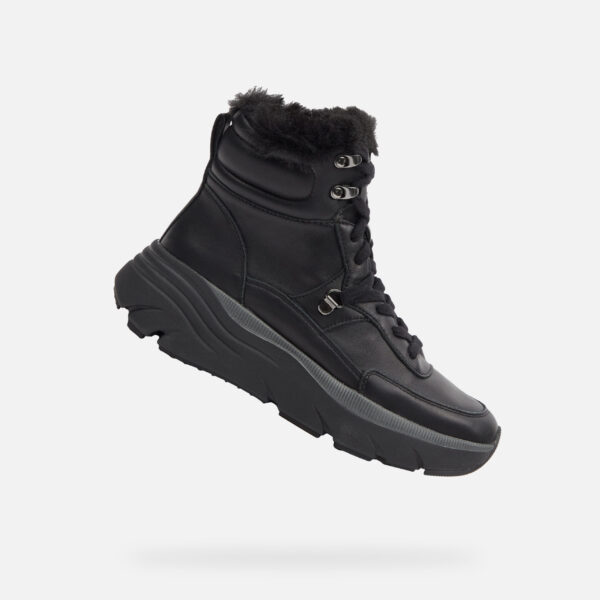 Black women's ankle boots Geox Diamanta - Women's