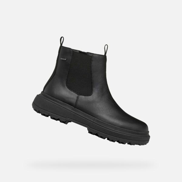 Black women's ankle boots Geox Lamidie + Grip ABX - Women's