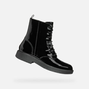 Black women's ankle boots Geox Spherica Ec1 - Women's