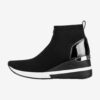 Black women's ankle boots with wedges Michael Kors Skyler - Women's