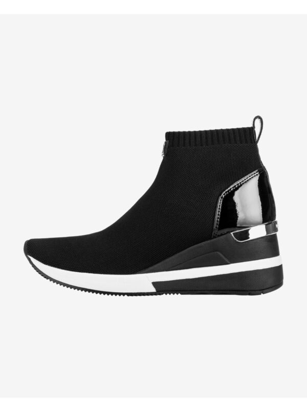 Black women's ankle boots with wedges Michael Kors Skyler - Women's