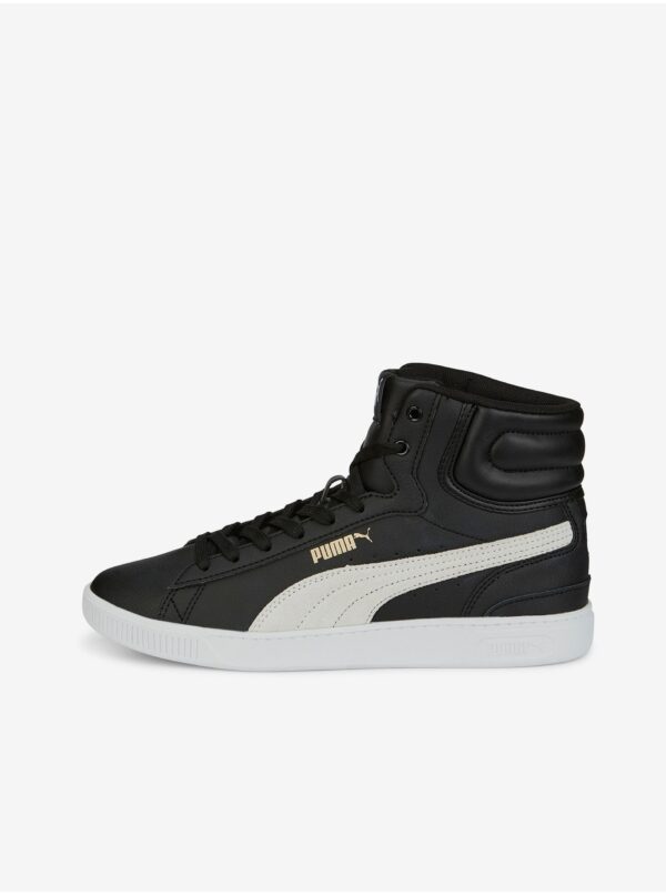 Black women's ankle leather sneakers Puma Vikky V3 - Women's