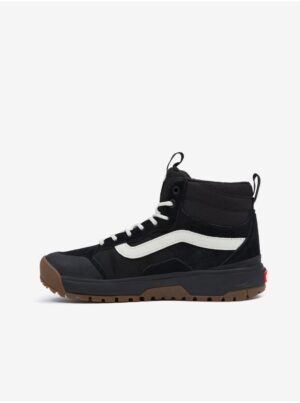 Black women's ankle leather sneakers VANS UA UltraRange EXO Hi - Women