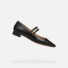 Black women's ballet flats Geox Giselda15 - Women's