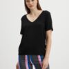 Black women's basic t-shirt VILA Paya - Women's