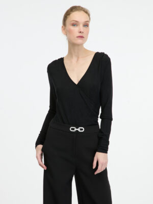Black women's bodysuit with long sleeves ORSAY - Women's