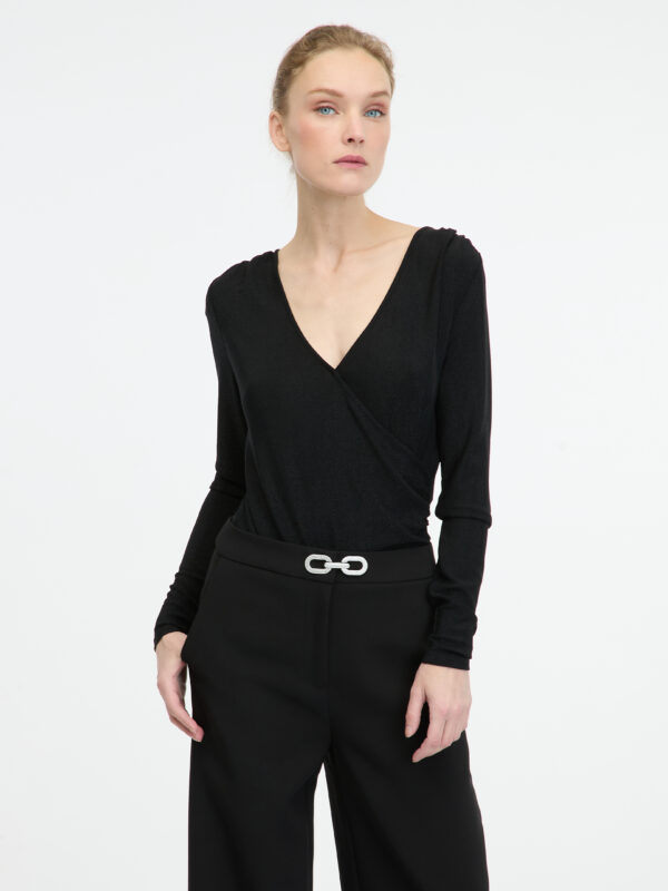 Black women's bodysuit with long sleeves ORSAY - Women's