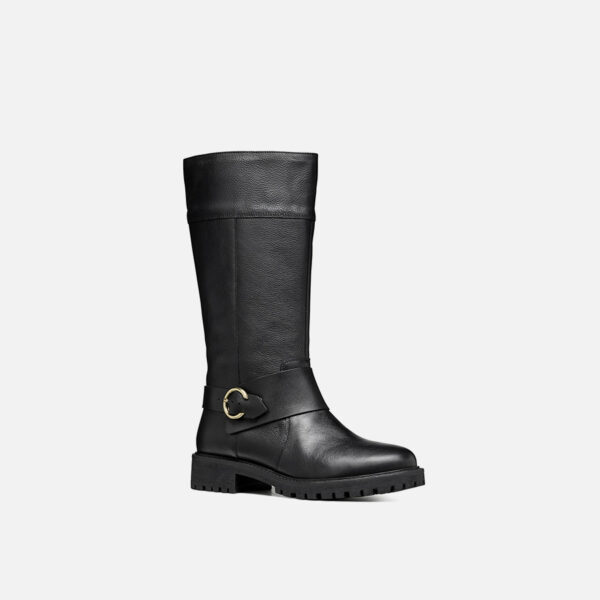 Black women's boots Geox Hoara - Women's