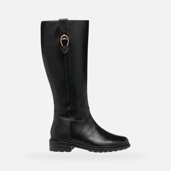 Black women's boots Geox Walk Pleasure - Women's