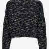 Black women's brindle sweater ONLY Gracie - Women