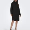 Black women's brindle sweater dress ONLY Silly - Women
