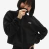Black women's cropped hoodie VANS - Women
