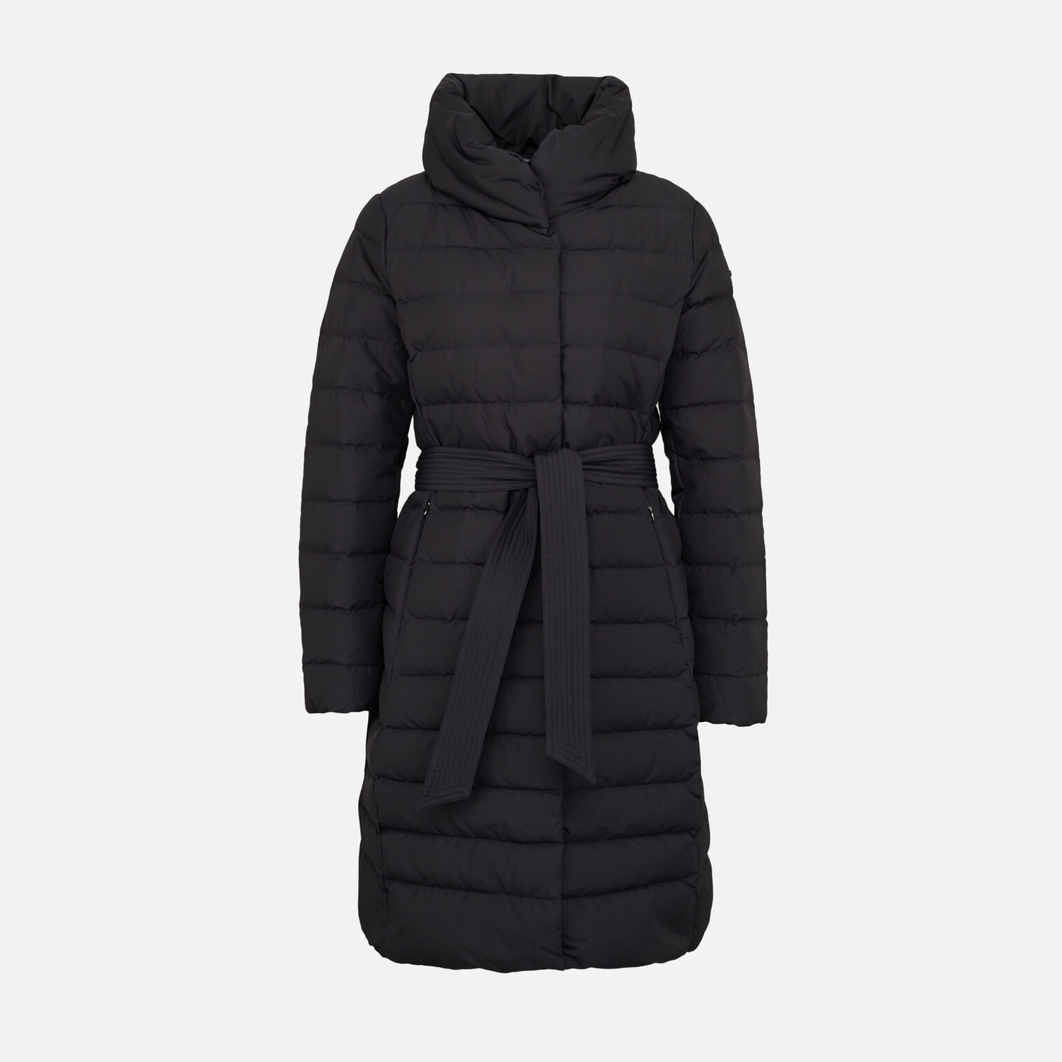 Black women's down jacket Geox Catria - Women