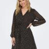 Black women's dress ONLY Cera - Women's