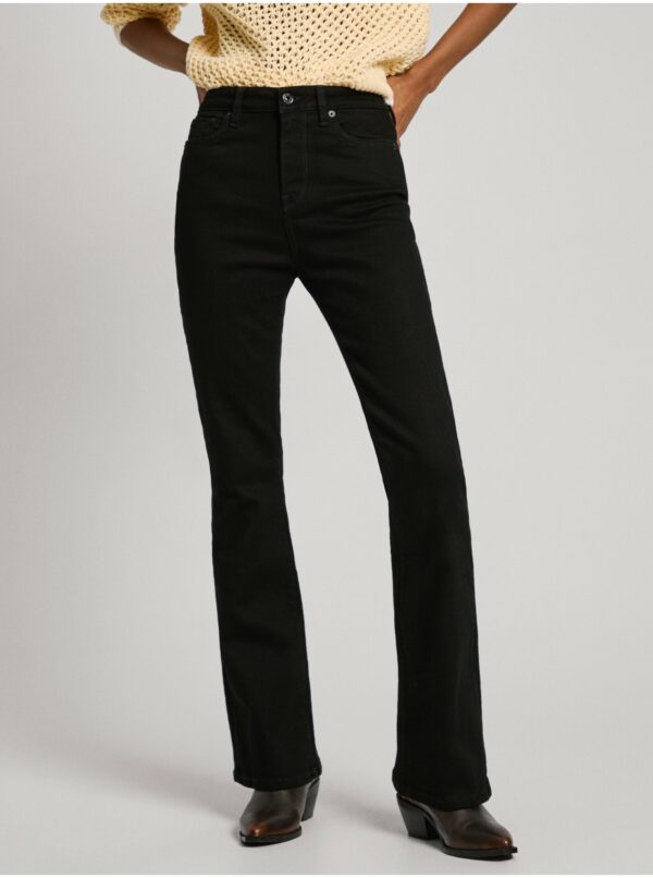 Black women's flared fit jeans Jeans Pepe Jeans - Women