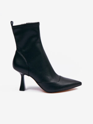 Black women's heeled ankle boots Michael Kors Clara
