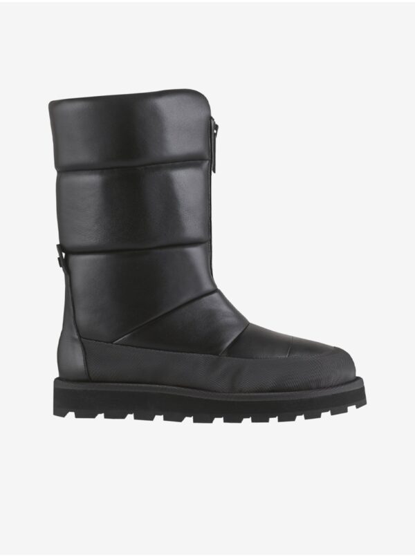 Black women's leather boots Högl Cozy - Women's
