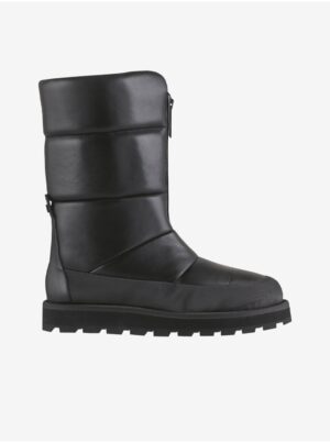 Black women's leather boots Högl Cozy - Women's