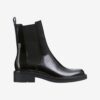 Black women's leather chelsea boots Högl Edward - Women's