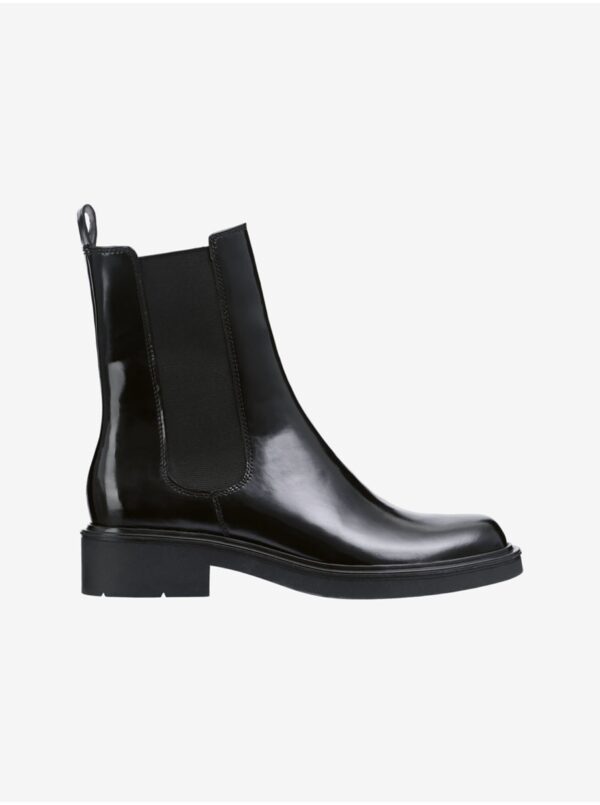 Black women's leather chelsea boots Högl Edward - Women's