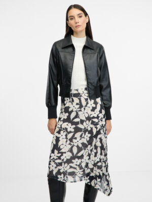 Black women's leather jacket ORSAY - Women's
