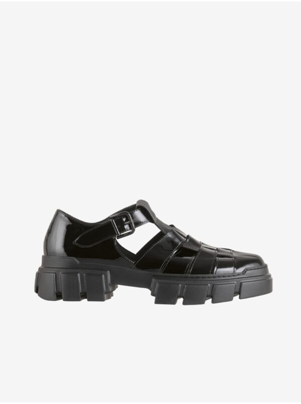 Black women's leather sandals Högl Billie - Women's