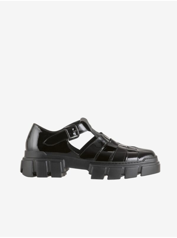 Black women's leather sandals Högl Billie - Women's