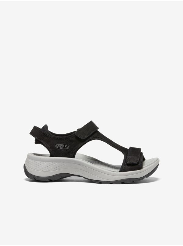 Black women's leather sandals Keen Astoria - Women's