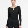 Black women's long sleeve blouse ORSAY - Ladies