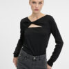 Black women's long-sleeved T-shirt ORSAY - Women's