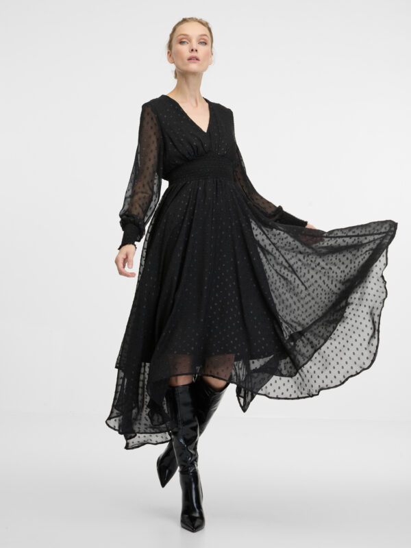 Black women's midi dress ORSAY - Women's