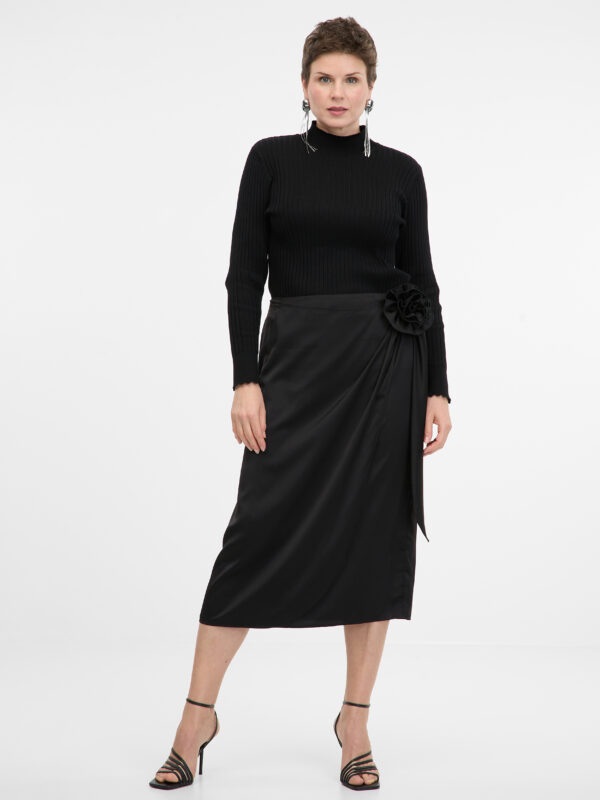 Black women's midi skirt ORSAY - Women's