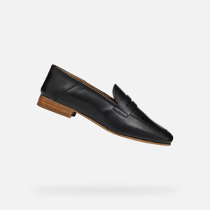Black women's moccasins Geox Mantinea - Women's