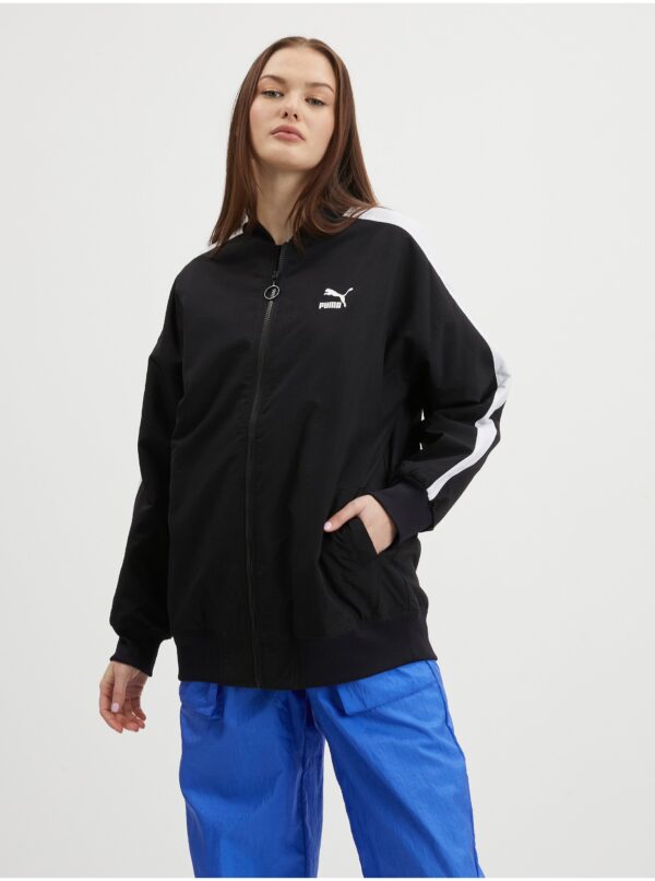 Black women's oversize bomber jacket Puma Classics - Women