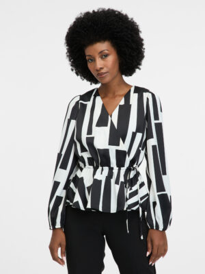 Black women's patterned blouse ORSAY - Women
