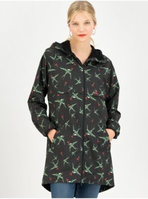 Black women's patterned coat Blutsgeschwister - Women
