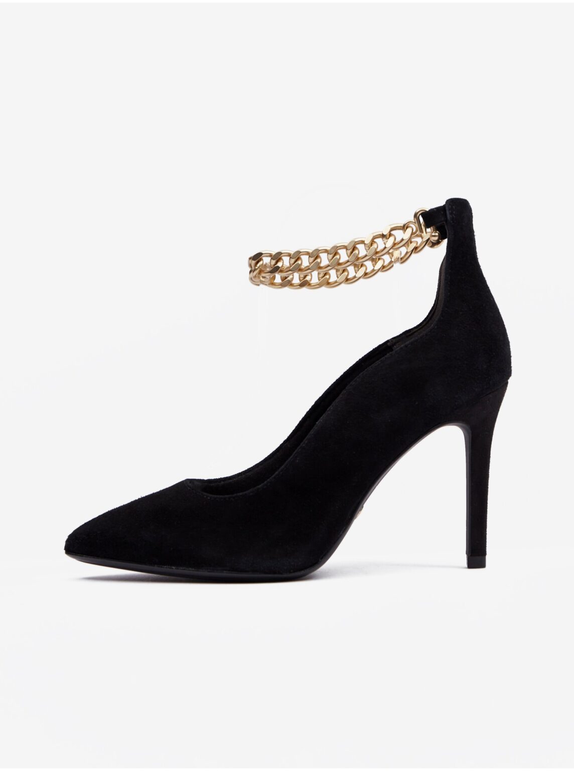 Black women's pumps in suede finish Tamaris - Women's