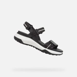 Black women's sandals Geox Sorapis + Grip - Women's