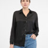 Black women's shirt with collar ORSAY - Women's