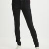 Black women's skinny fit jeans Guess Curve X - Women's