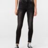 Black women's slim fit jeans Vero Moda Ella - Women