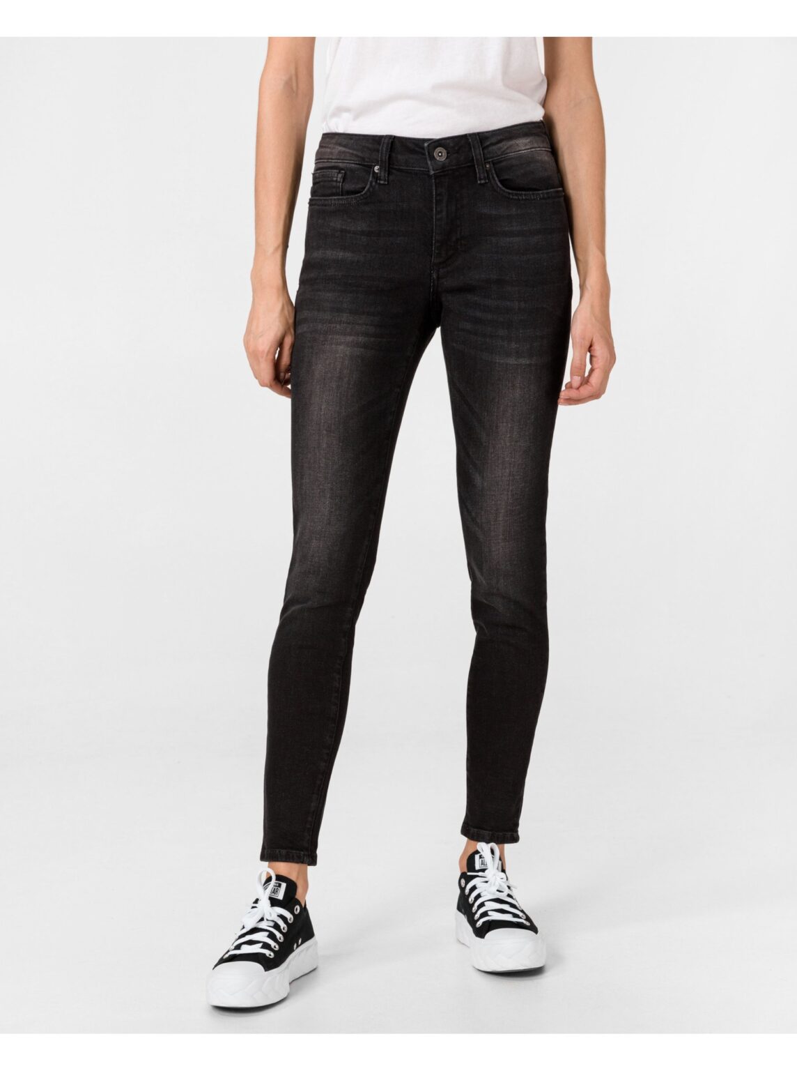 Black women's slim fit jeans Vero Moda Ella - Women