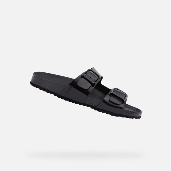 Black women's slippers Geox Brionia R - Women's